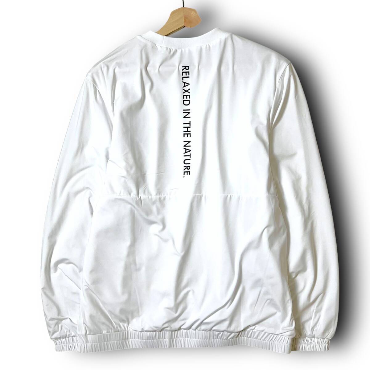 新品 adabat アダバット ゴルフ 定価2.2万 撥水 防寒 保温 裏起毛 ロゴプリント スニードジャケット プルオーバー M 秋冬 GOLF ◆B4916 新品 adabat アダバット ゴルフ 定価2.2万 撥水 防寒 保温 裏起毛 ロゴプリント スニードジャケット プルオーバー M 秋冬 GOLF ◆B4916