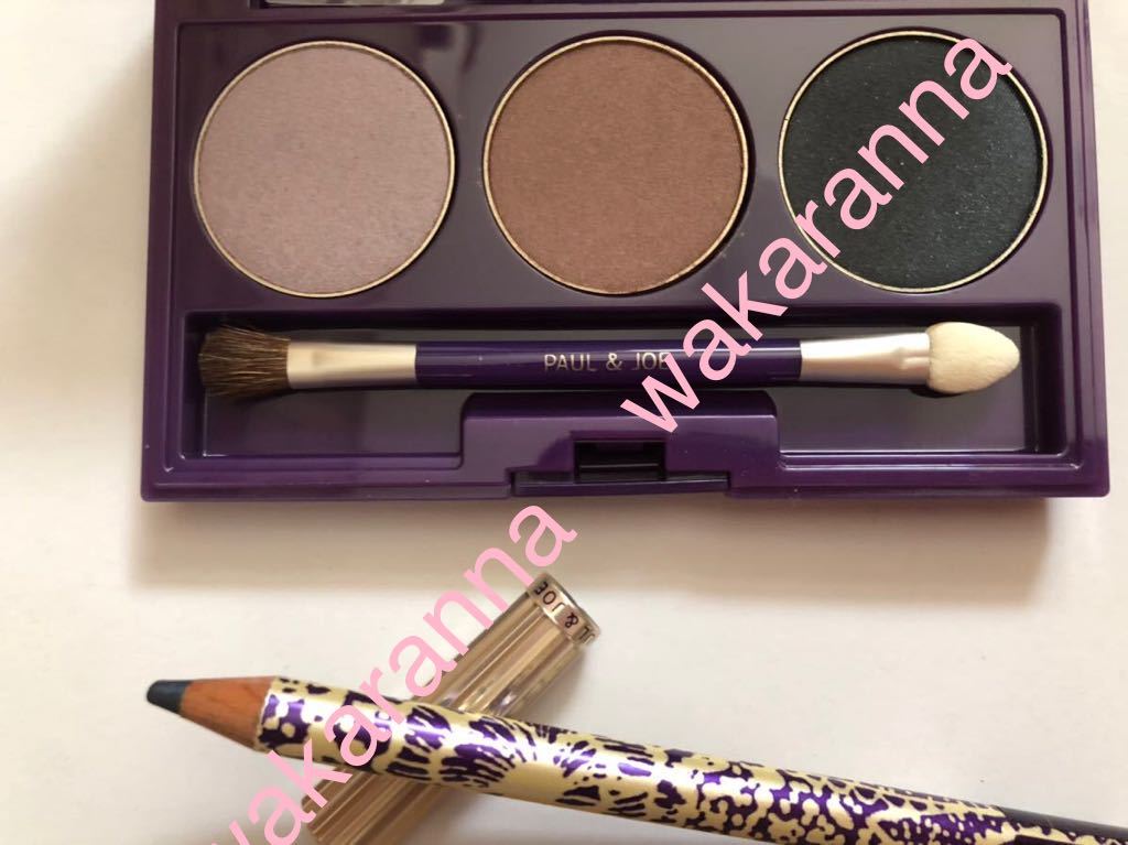  new goods paul (pole) & Joe limitation I color kit Ⅰ purple Christmas coffret ( eyeshadow eyeliner ) kit unused pen sill powder 