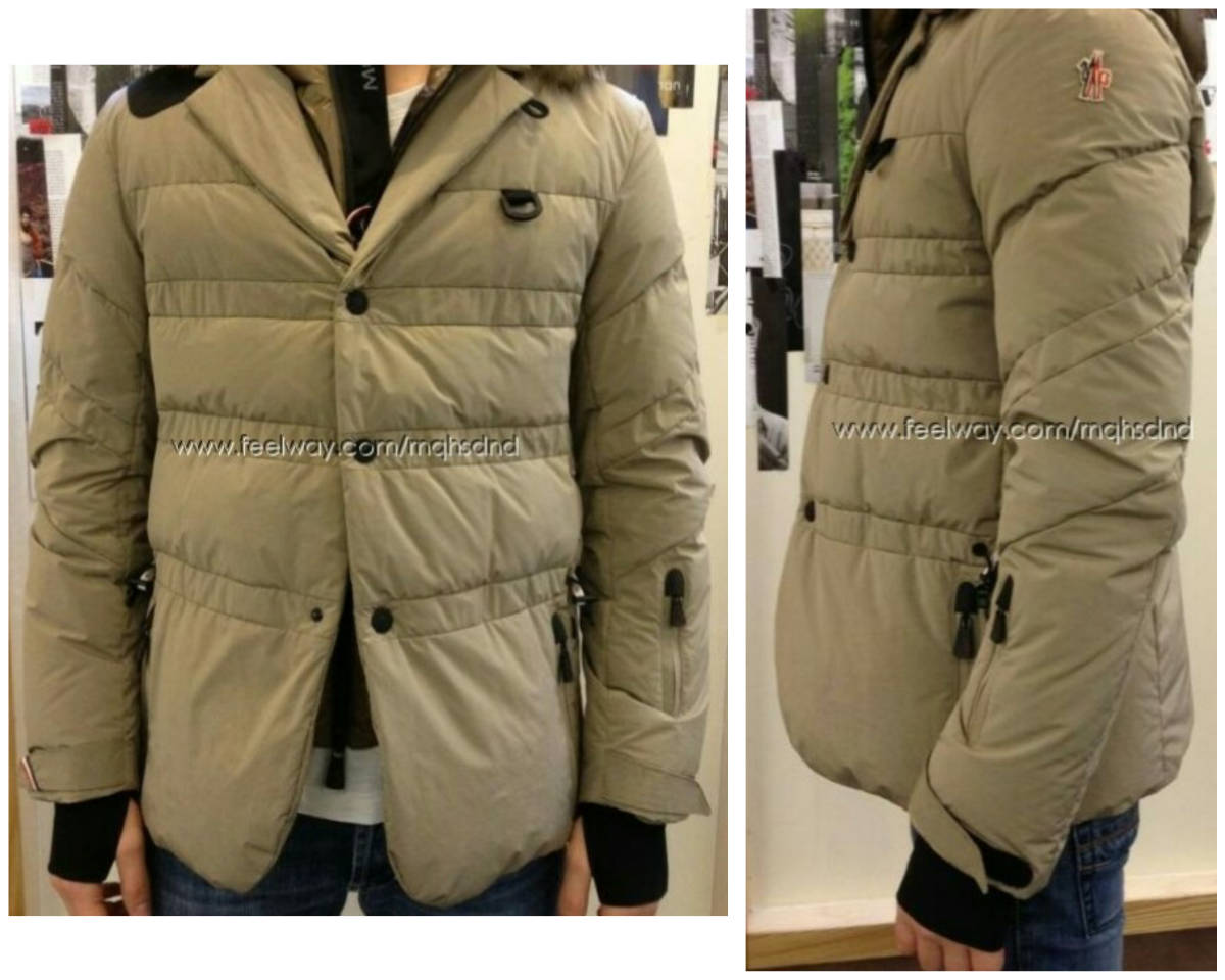 購入希望の方はコメント下さい。国内正規★MONCLER GRENOBLE ZILLERTAL モンクレール グルノーブル ダウンジャケット サイズ3 ベージュ_モデルさんの着用イメージ。