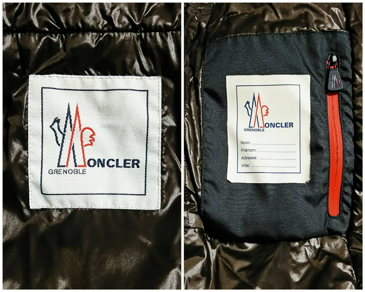 購入希望の方はコメント下さい。国内正規★MONCLER GRENOBLE ZILLERTAL モンクレール グルノーブル ダウンジャケット サイズ3 ベージュ_画像8