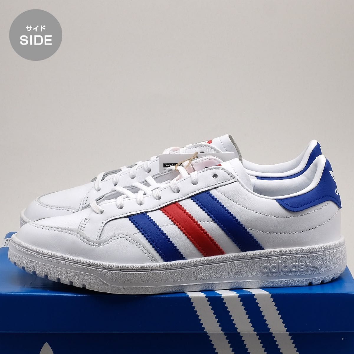 信頼も高い adidas アディダス ブルー ホワイト レディース スニーカー アディダス