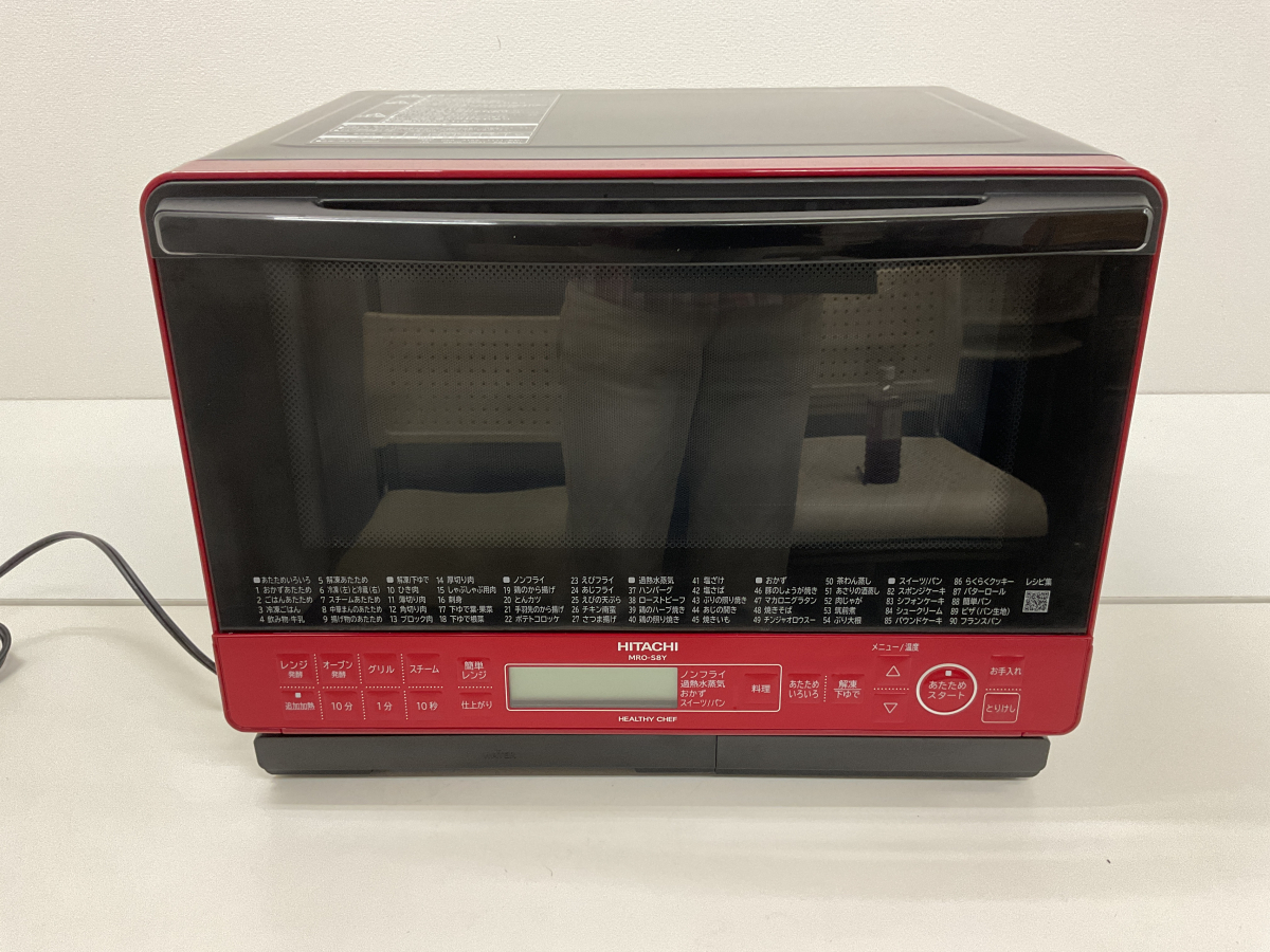 日立過熱水蒸気オーブンレンジ MRO-S8Y 2021年製【ジャンク品】 C096】ジャンク品 HITACHI MRO-S8Y 過熱水蒸気オーブンレンジ