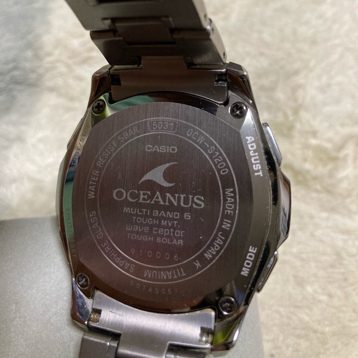 稼働品 CASIO OCEANUS オシアナス マンタ OCW-S1200 あまりコマ 稼働品 CASIO OCEANUS オシアナス マンタ OCW-S1200 あまりコマ