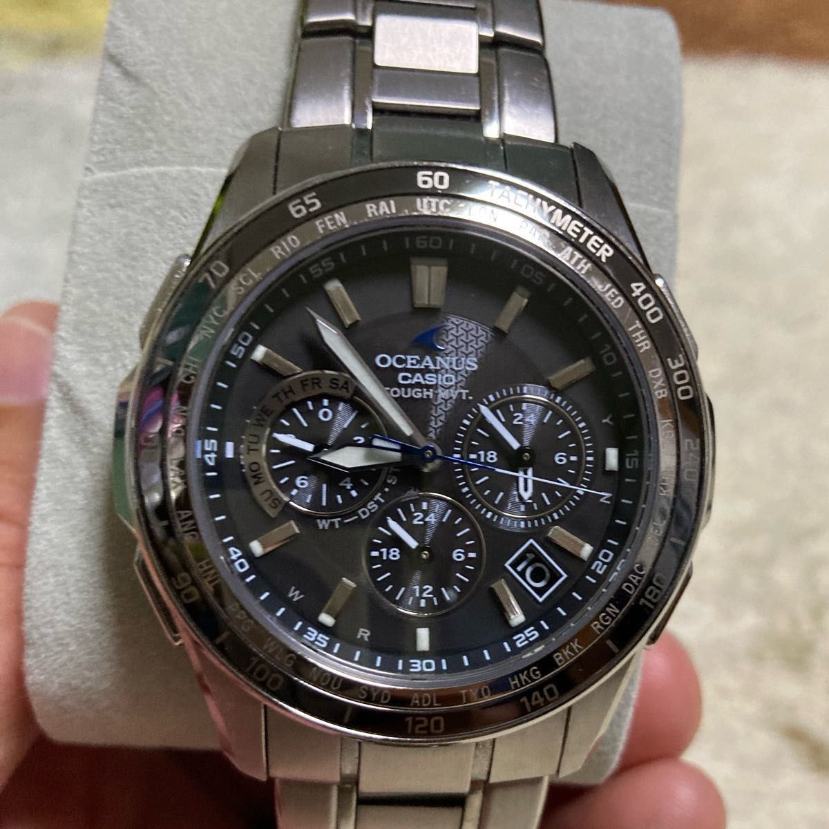 稼働品☆CASIO OCEANUS オシアナス マンタ OCW-S1200 あまりコマ有り 稼働品☆CASIO OCEANUS オシアナス マンタ OCW-S1200 あまりコマ有り
