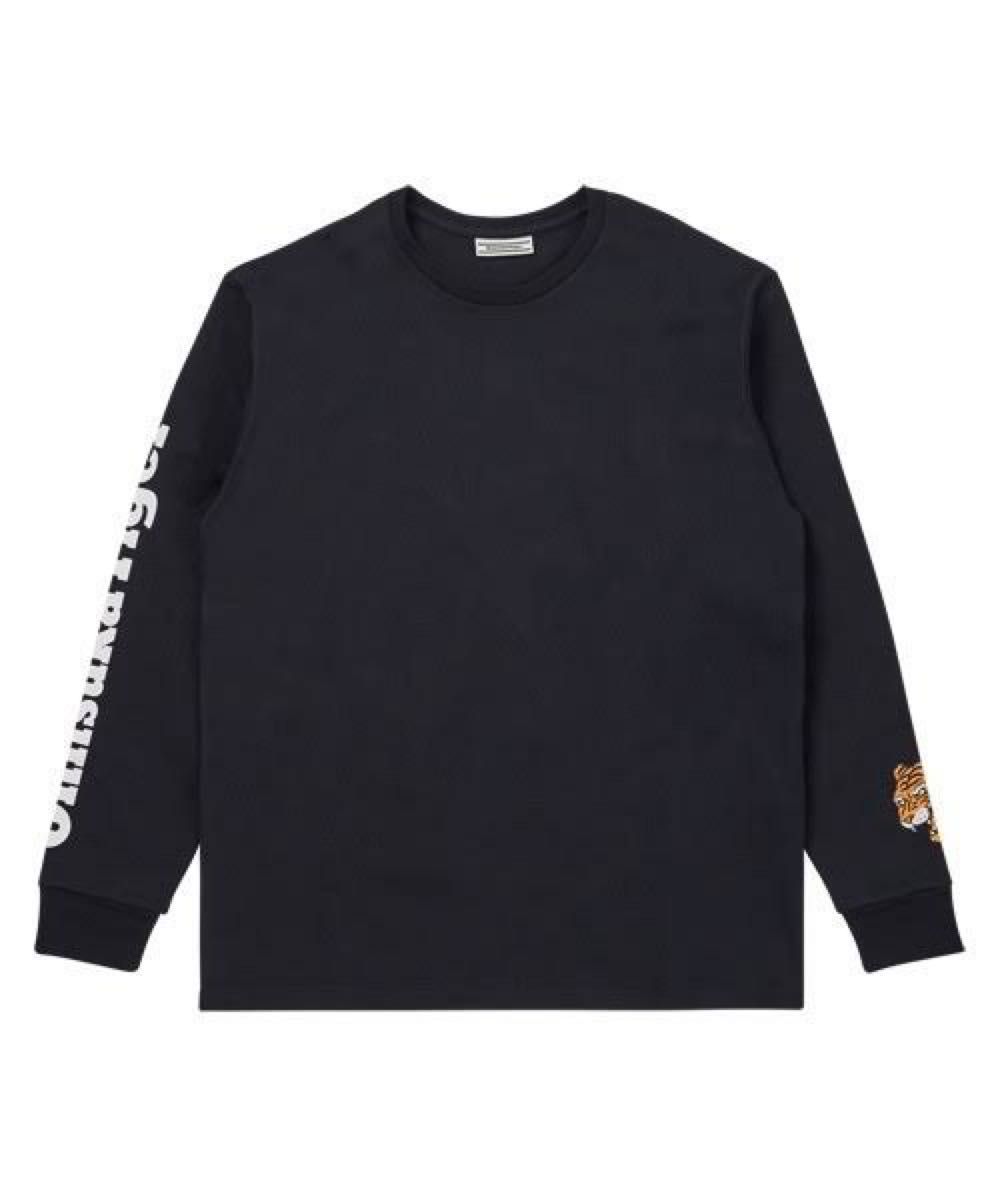 オニツカタイガー 袖 プリント 長袖Tシャツ 虎 ロンT ロング オニツカタイガー 袖 プリント 長袖Tシャツ 虎 ロンT ロング