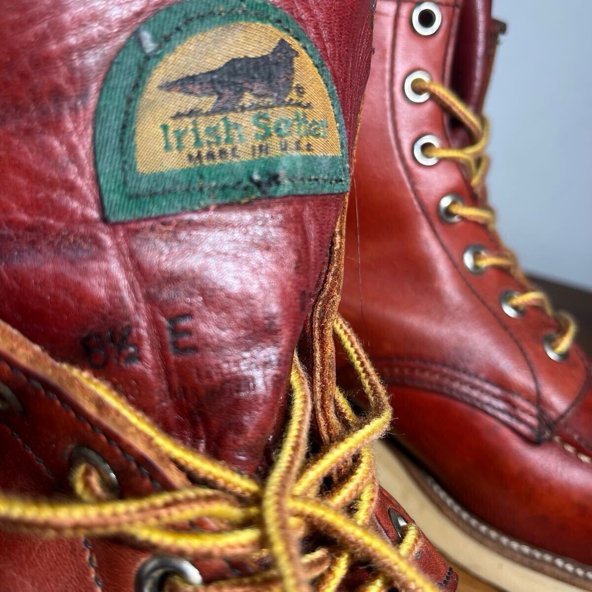 レア 90年代レッドウィング 半円犬タグ875 U8.5 Eワイズ RED WING レア 90年代レッドウィング 半円犬タグ875 U8.5 Eワイズ RED WING