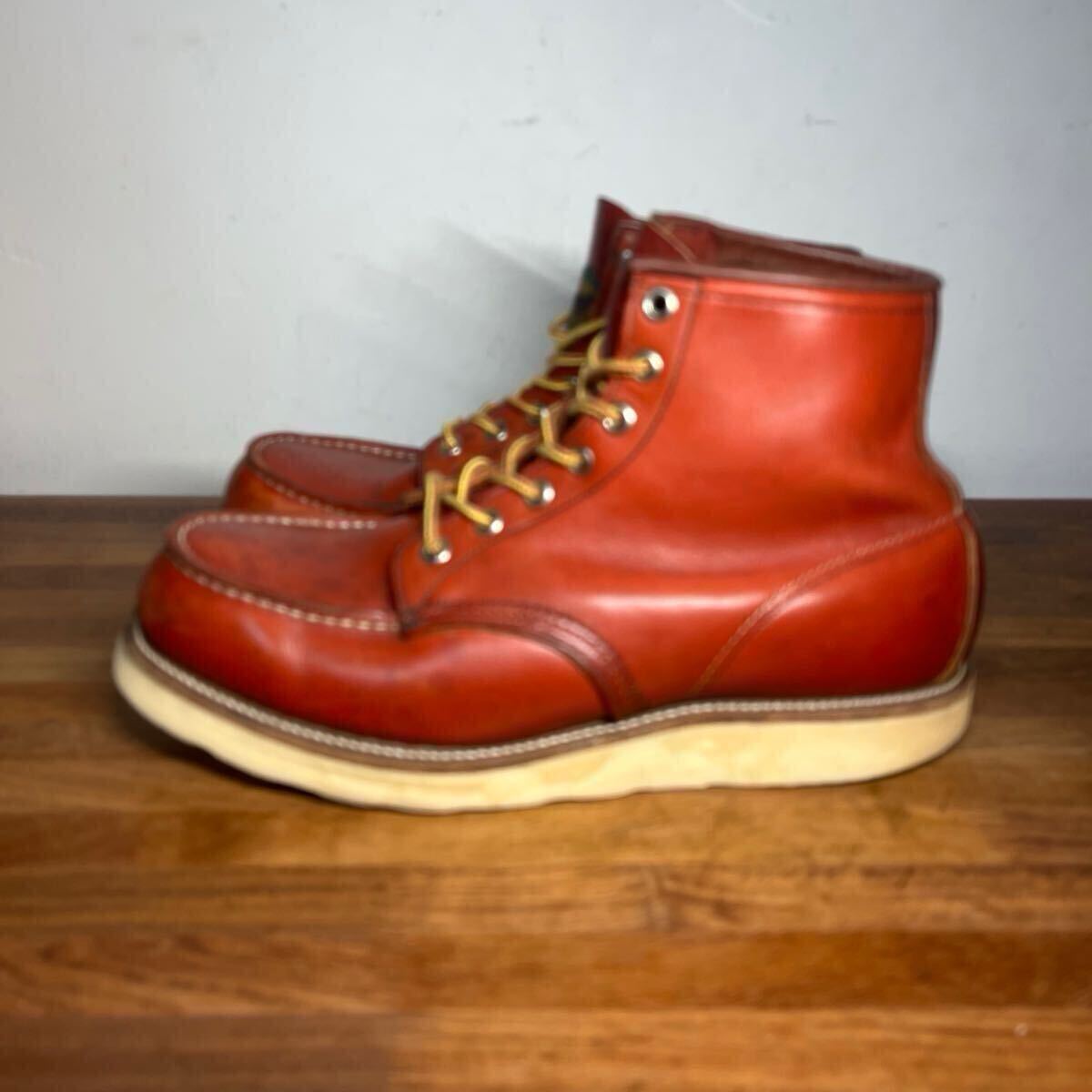 レア 90年代レッドウィング 半円犬タグ875 U8.5 Eワイズ RED レア 90年代レッドウィング 半円犬タグ875 U8.5 Eワイズ RED
