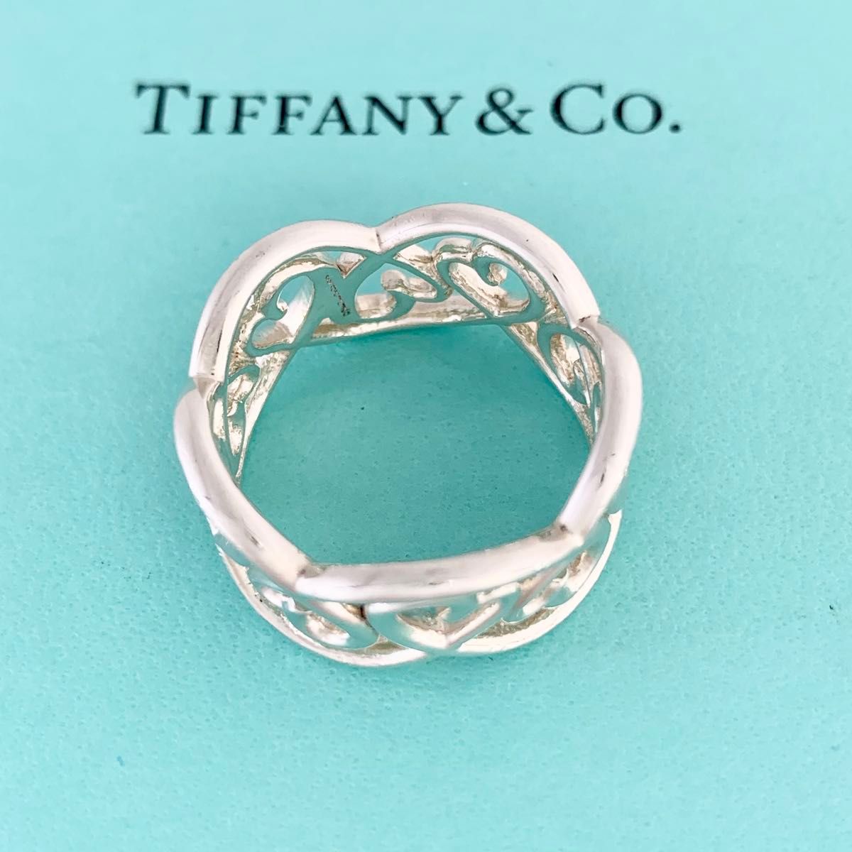 TIFFANY&Co ティファニー 希少 ラビングハート リング jj1e TIFFANY&Co ティファニー 希少 ラビングハート リング jj1e