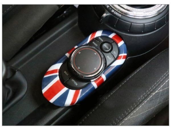 BMW MINI ミニクーパー ナビ コントローラー トリム チェッカーフラッグ F55 F56 F57 コントロール オーディオ タッチパッド_画像3