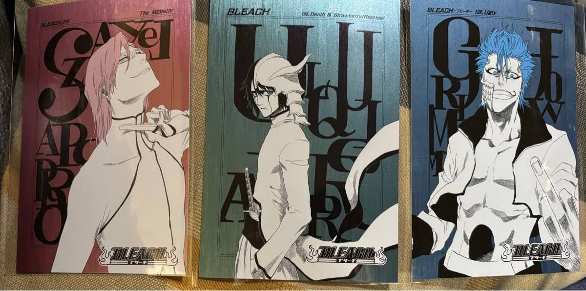 BLEACH 十刃 ウルキオラ グリムジョー ザエルアポロ 3点セット BLEACH 十刃 ウルキオラ グリムジョー ザエルアポロ 3点セット