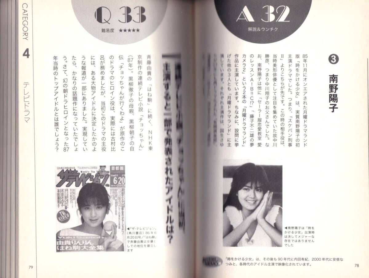 80年代アイドル100問　キミは懐かしのアイドルをどこまで知っているか?_画像2