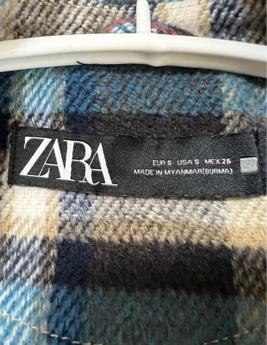 ZARA ザラ チェック オーバーサイズ シャツ ジャケット EUR S ZARA ザラ チェック オーバーサイズ シャツ ジャケット EUR S
