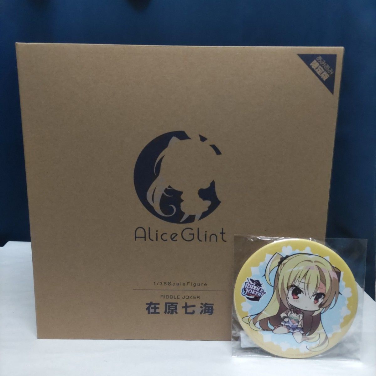 在原七海 1/3.5 完成品フィギュア あみあみ限定版缶バッチ付き 在原七海 1/3.5 完成品フィギュア あみあみ限定版缶バッチ付き