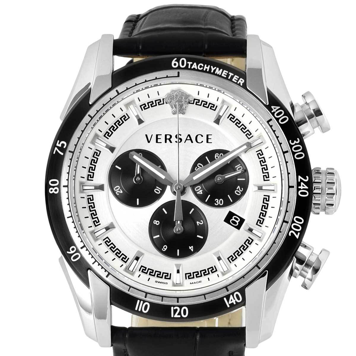 Versace ヴェルサーチ 電池式クォーツ 腕時計 VEDB005 デイト クロノグラフ メンズ高級腕時計_画像4