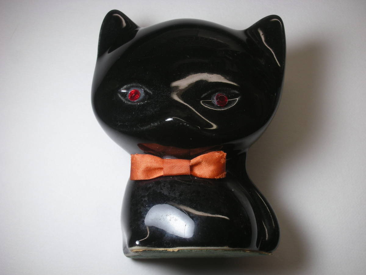 ヤフオク 黒猫 ネコ ねこ 赤い眼の 蝶ネクタイ ねこ さん ヤフオク 黒猫 ネコ ねこ 赤い眼の 蝶ネクタイ ねこ さん