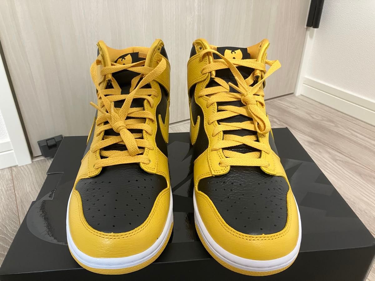 Wu-Tang Clan × Nike Dunk High Retro PRM "Black and Pollen"