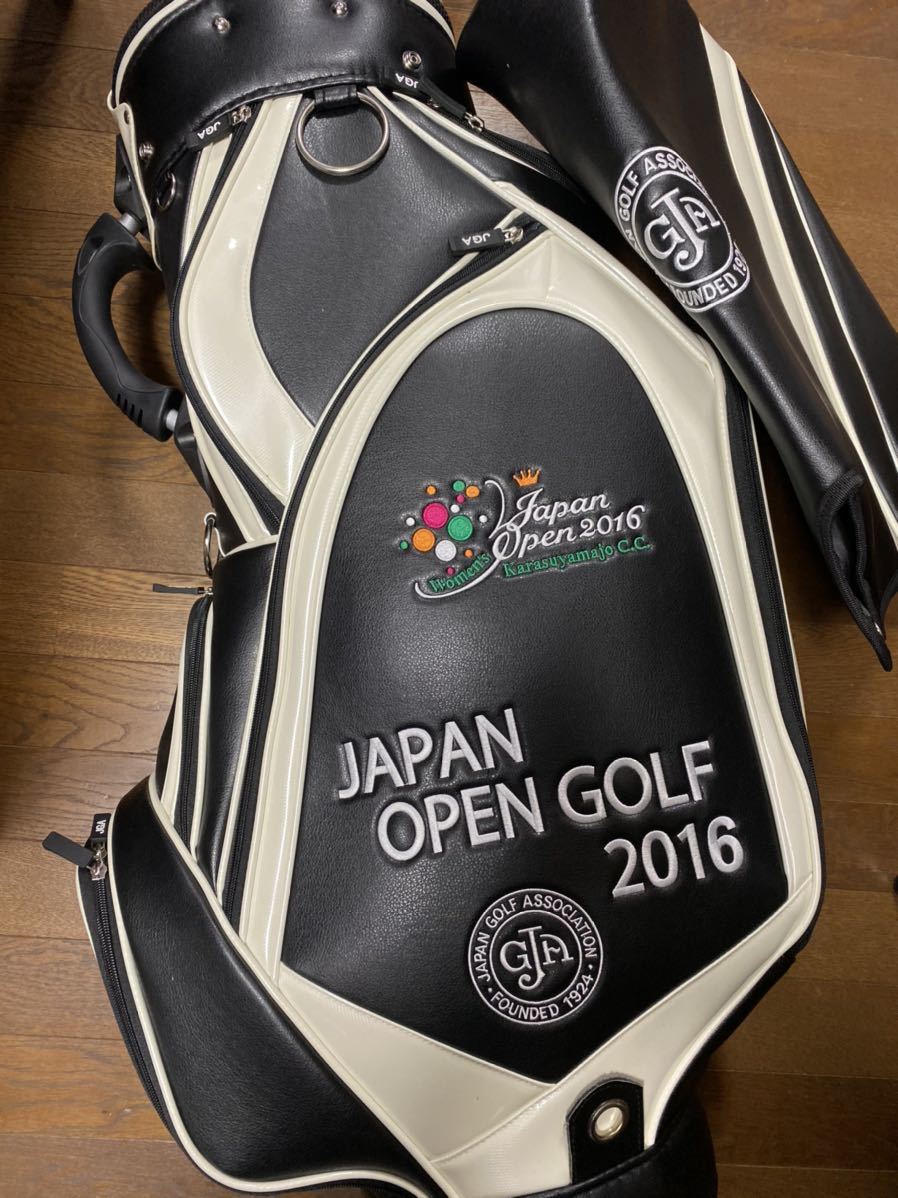 LPGA イボミ 直筆サイン入り2016 日本女子オープン JAPAN OPEN GOLF karasuyamdjo c.c.オリジナルキャディーバッグ 新品未使用_画像8