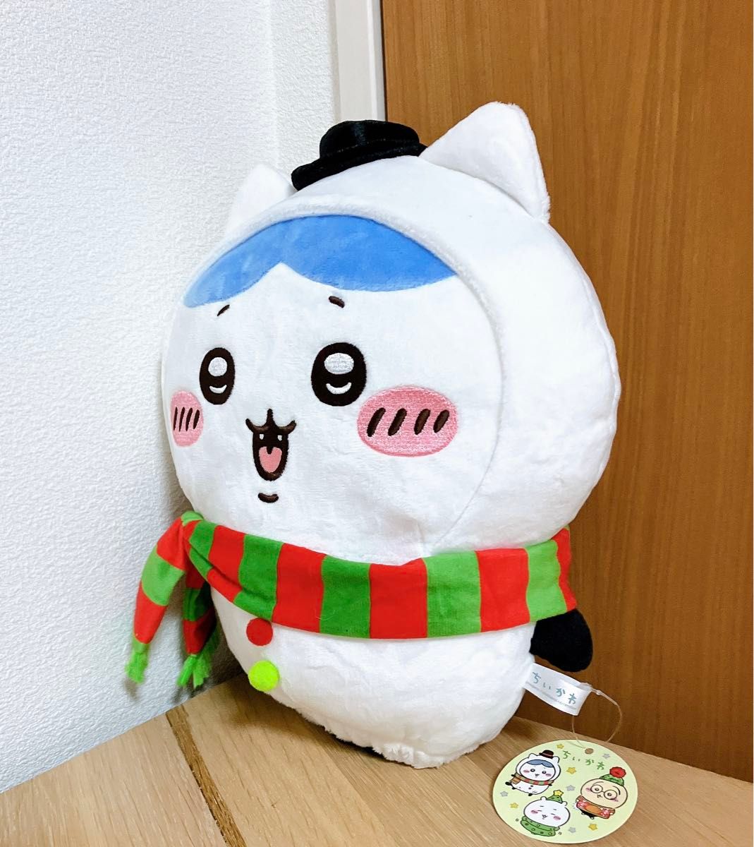 ちいかわ ハチワレ クリスマス BIGぬいぐるみ タグ付き 未使用 ちいかわ ハチワレ クリスマス BIGぬいぐるみ タグ付き 未使用