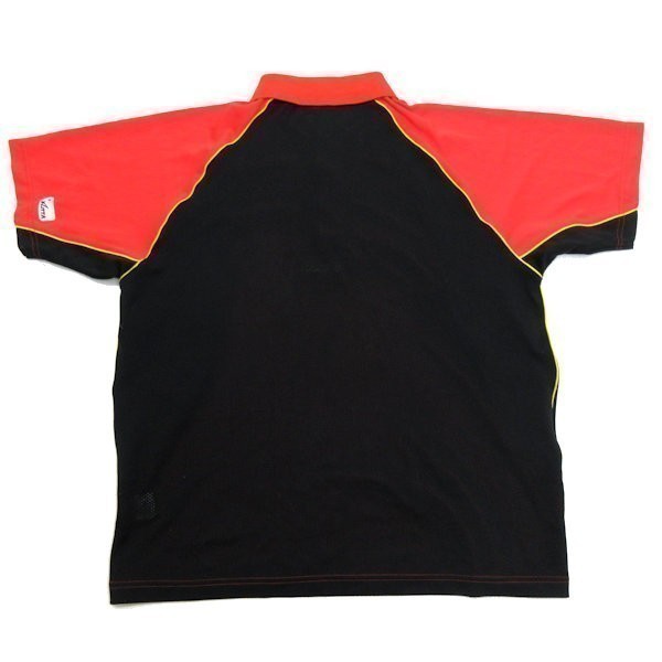nitak/Nittaku скорость . короткий рукав dry рубашка / настольный теннис одежда * красный чёрный [O]MENS