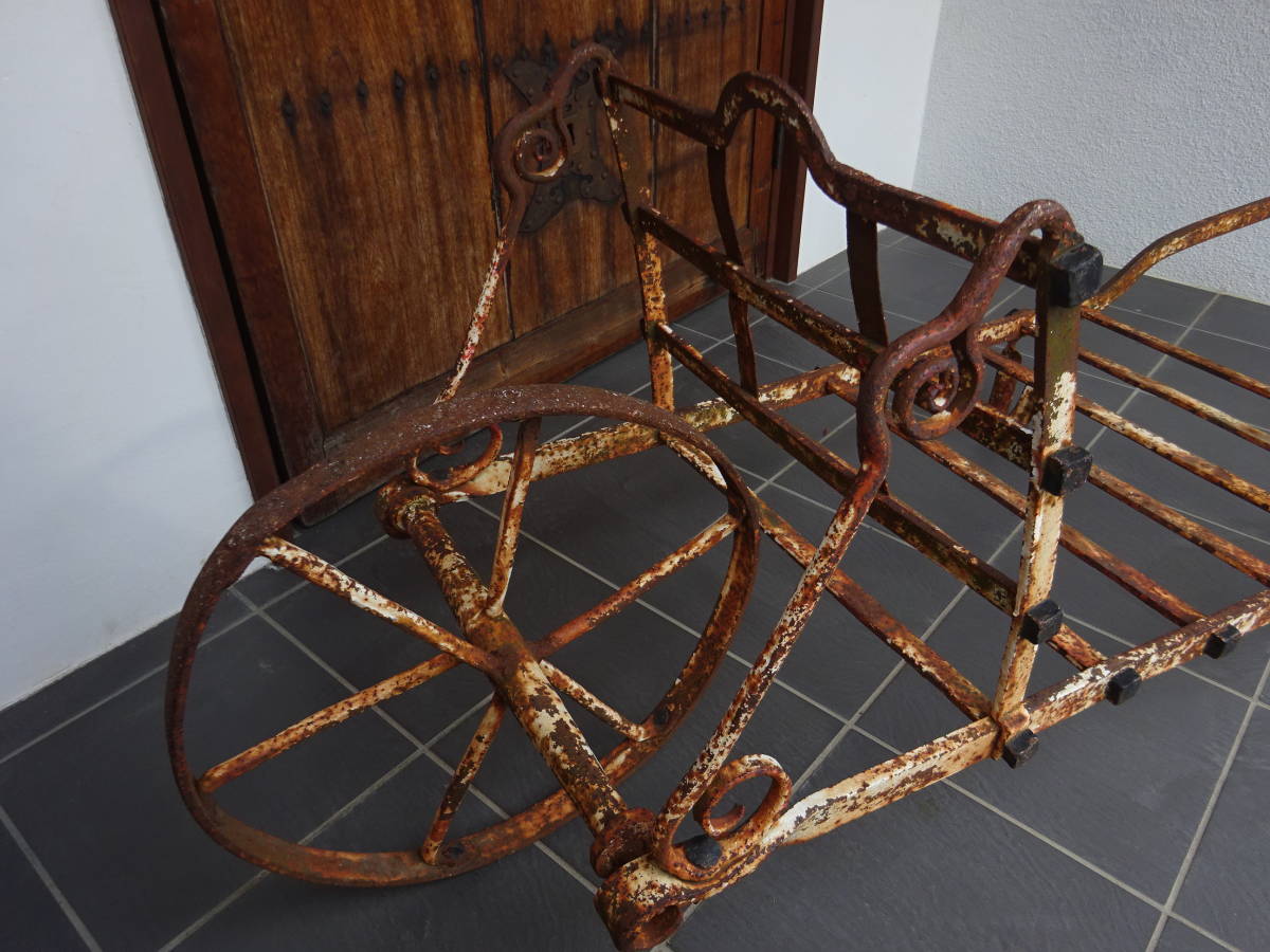 ヤフオク 英国アンティークアイアンの一輪車 シャビー ヤフオク 英国アンティークアイアンの一輪車 シャビー