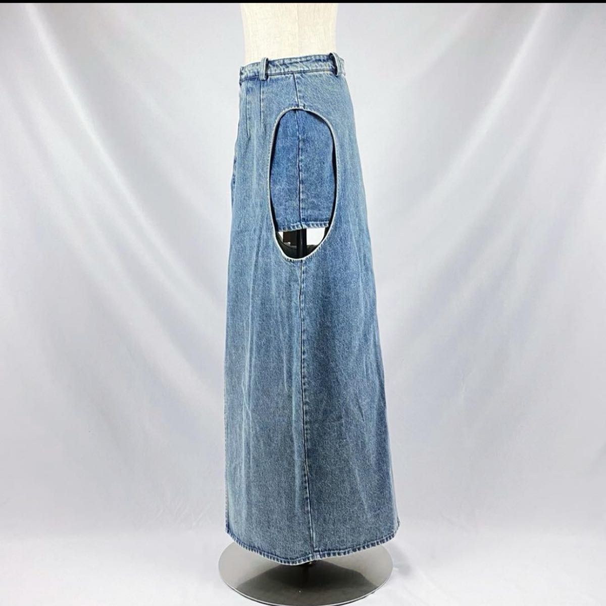 CLANE CIRCLE CUT LAYERED DENIM SKIRT クラネサークルカット CLANE CIRCLE CUT LAYERED DENIM SKIRT クラネサークルカット