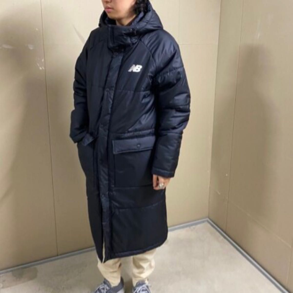 美品】new balance ニューバランス ベンチコート JMJP0771 美品】new balance ニューバランス ベンチコート JMJP0771