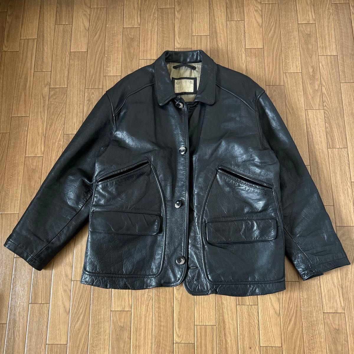80s 】CHEVIGNON シェビニオン レザージャケット ヴィンテージ 80s 】CHEVIGNON シェビニオン レザージャケット ヴィンテージ