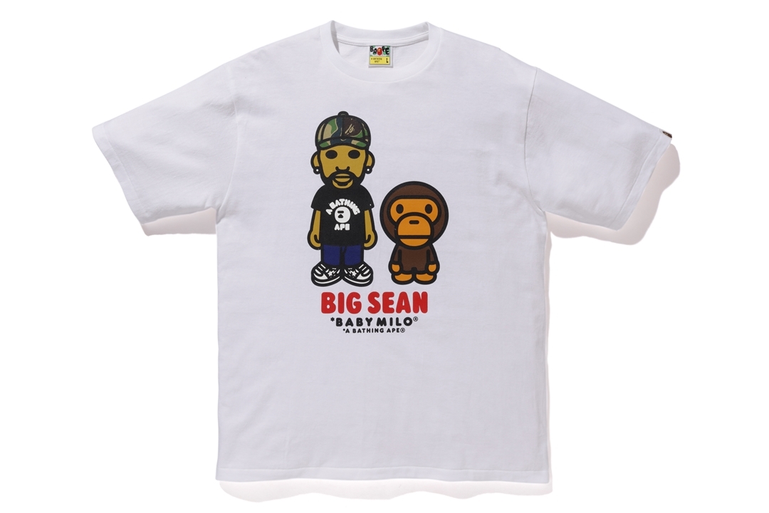 【おすすめ】 BIG SEAN x BAPE BABY MILO TEE / WHITE Mサイズ 【おすすめ】 BIG SEAN x BAPE BABY MILO TEE / WHITE Mサイズ