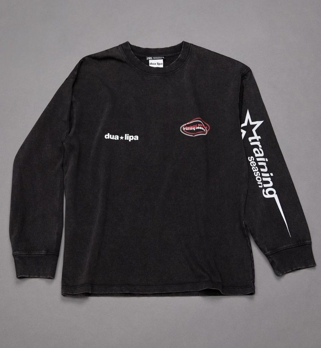 ZARA /DUA LIPA ロングスリープTシャツ 2024 A/W レコード ZARA /DUA LIPA ロングスリープTシャツ 2024 A/W レコード