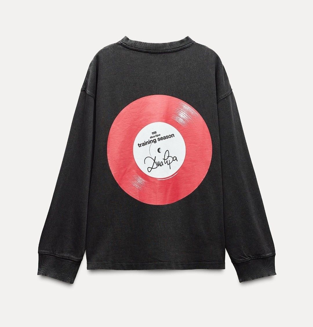 ZARA /DUA LIPA ロングスリープTシャツ 2024 A/W レコード ZARA /DUA LIPA ロングスリープTシャツ 2024 A/W レコード