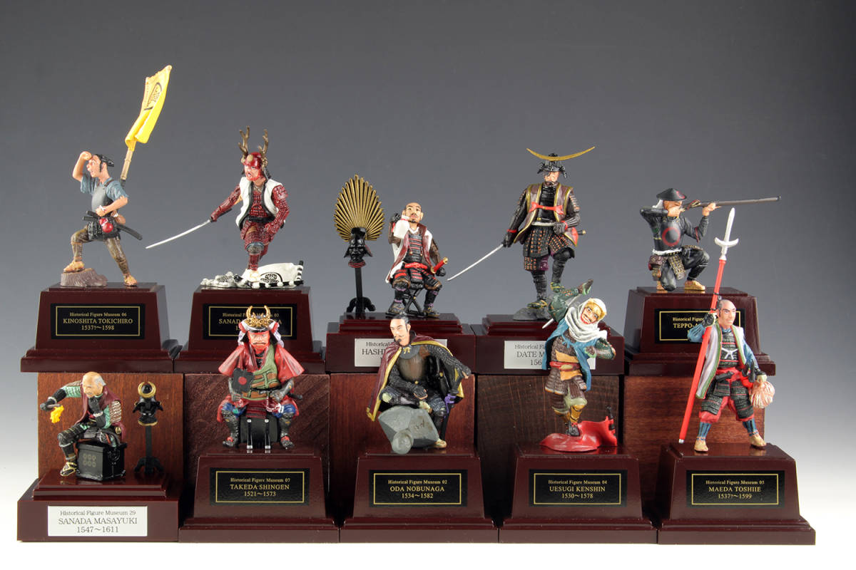 ☆戦国武将フィギュア 10体セット☆織田信長 羽柴秀吉 上杉謙信 ☆戦国武将フィギュア 10体セット☆織田信長 羽柴秀吉 上杉謙信