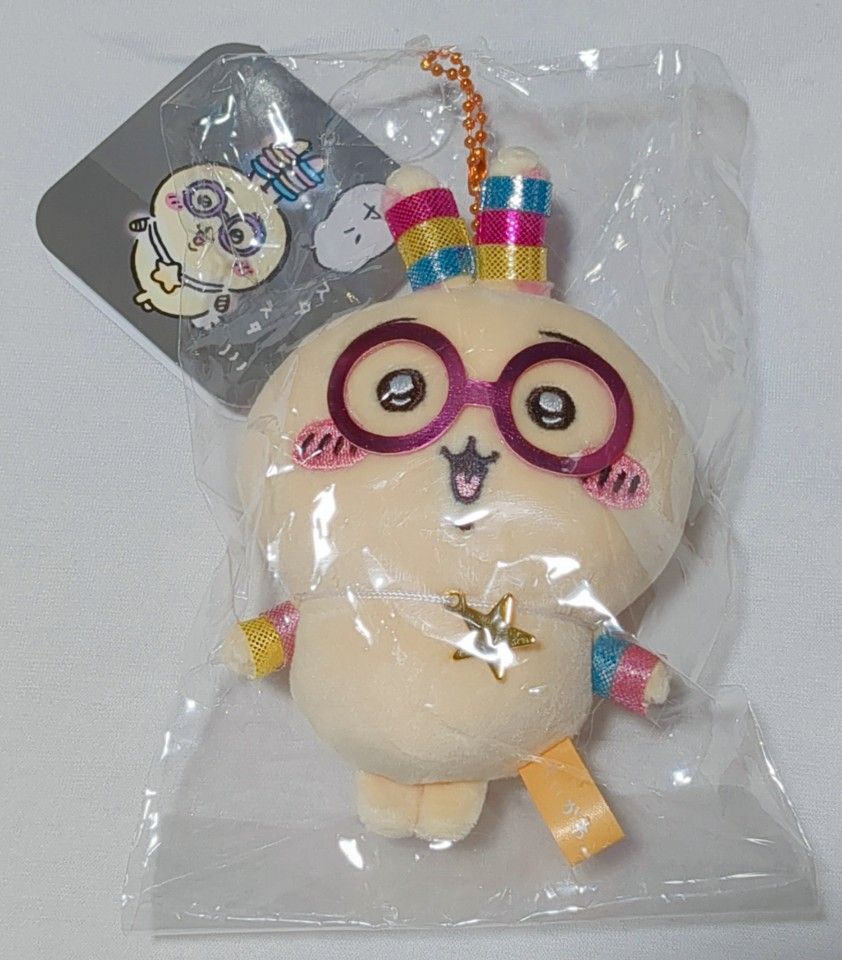ちいかわ うさぎ 光る 輪っかをつけたうさぎマスコット ちいかわ うさぎ 光る 輪っかをつけたうさぎマスコット