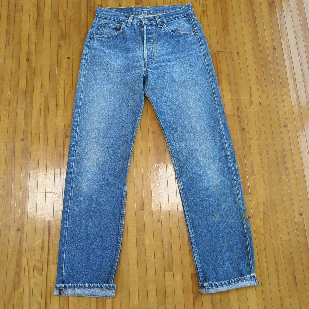 80s リーバイス 金糸脇割り 501ハチマル Levi's ひげ落ち USA製 80s リーバイス 金糸脇割り 501ハチマル Levi's ひげ落ち USA製