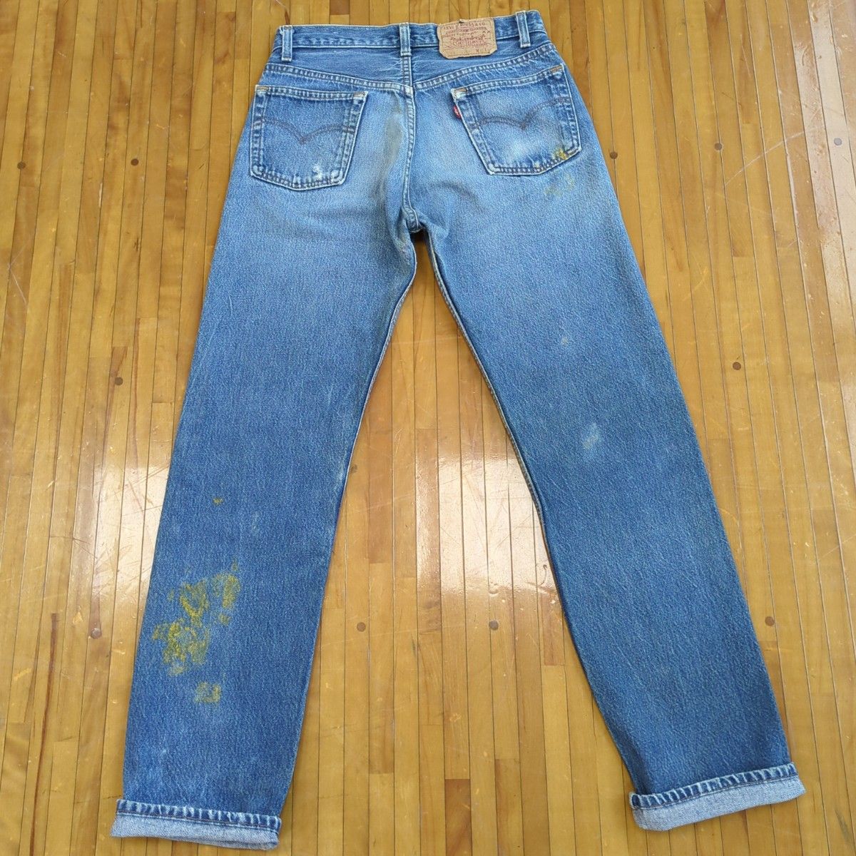 80s リーバイス 金糸脇割り 501ハチマル Levi's ひげ落ち USA製 80s リーバイス 金糸脇割り 501ハチマル Levi's ひげ落ち USA製