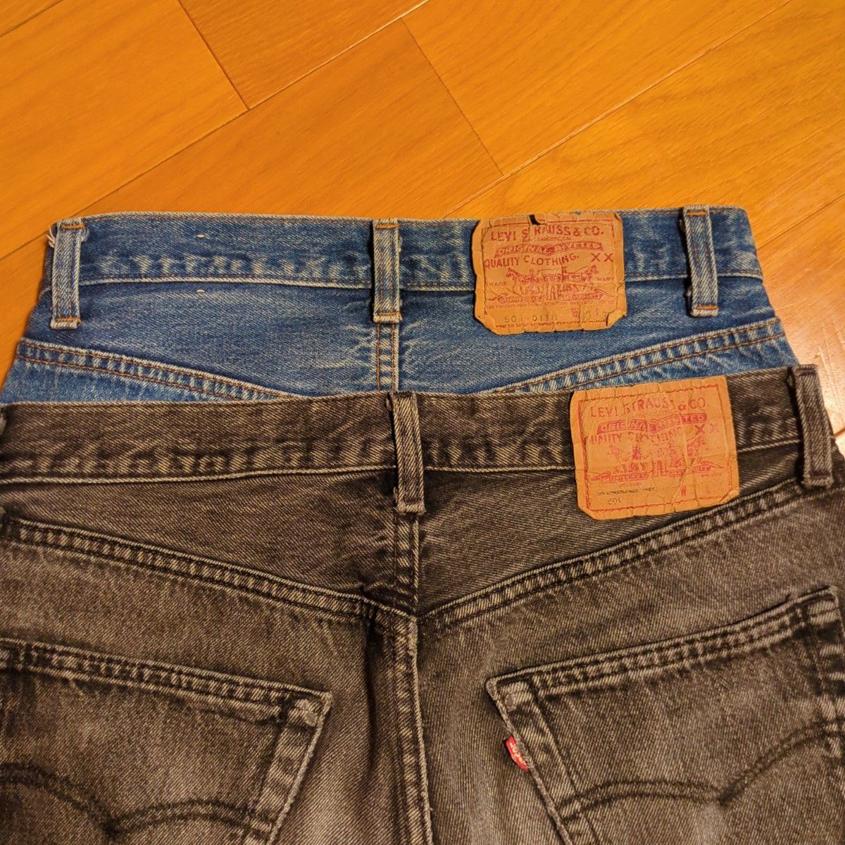 80s リーバイス 金糸脇割り 501ハチマル Levi's ひげ落ち USA製 80s リーバイス 金糸脇割り 501ハチマル Levi's ひげ落ち USA製