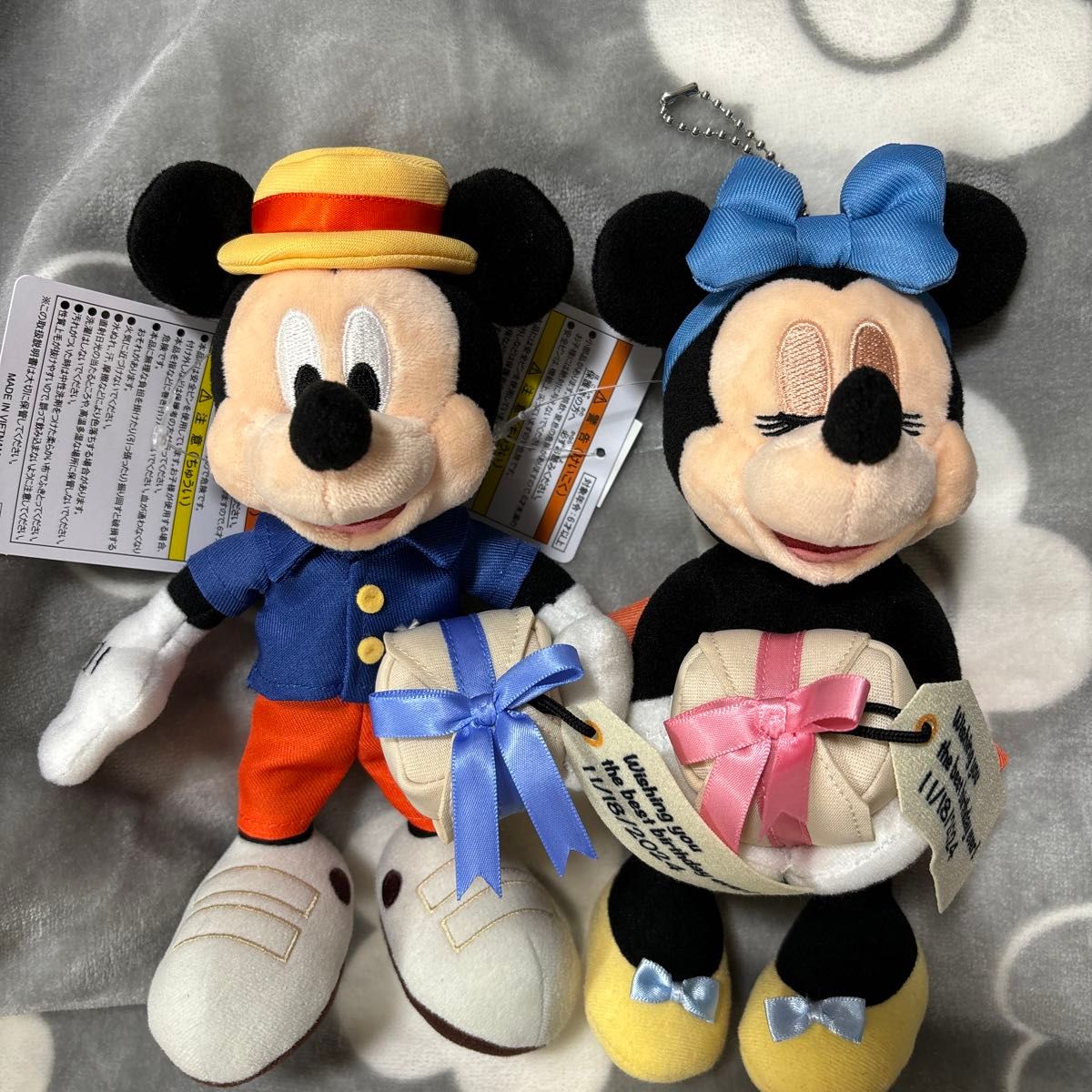 ミッキー ミニー ぬいぐるみバッジ ディズニー 誕生日 ぬいば ミッキー ミニー ぬいぐるみバッジ ディズニー 誕生日 ぬいば