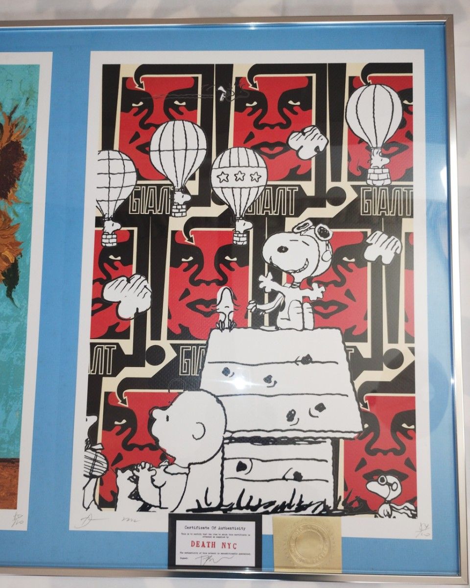 額込 世界限定100枚DEATH NYC アートポスター 現代アート 47 額込 世界限定100枚DEATH NYC アートポスター 現代アート 吃 47