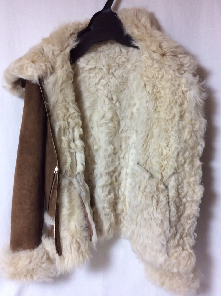 ヤフオク! - 中古美品レッセパッセ カルガンラムムートンコー...
