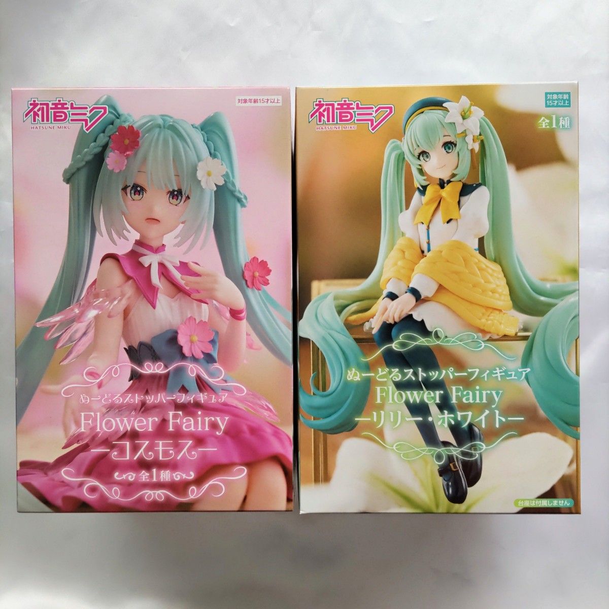2種セット 初音ミク ぬーどるストッパーフィギュア Flower 2種セット 初音ミク ぬーどるストッパーフィギュア Flower