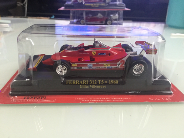 アシェット製 フェラーリF1コレクション Ferrari F1 312T5 ジル ヴィルヌーヴ 未開封 F1マシンコレクション 163