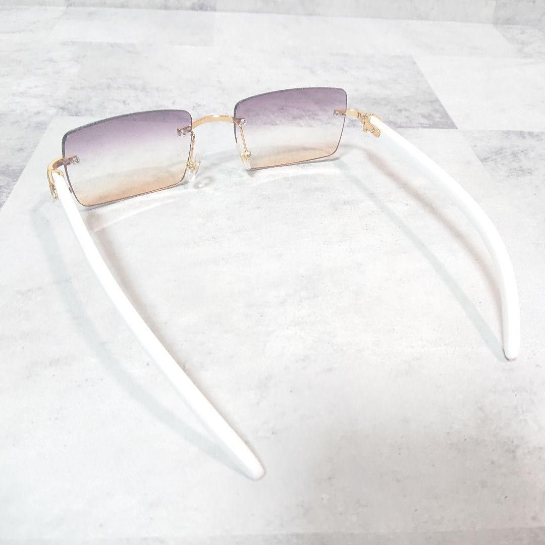 GACKT サングラス リムレス パープル×オレンジ 未使用品|Yahoo GACKT サングラス リムレス パープル×オレンジ 未使用品|Yahoo