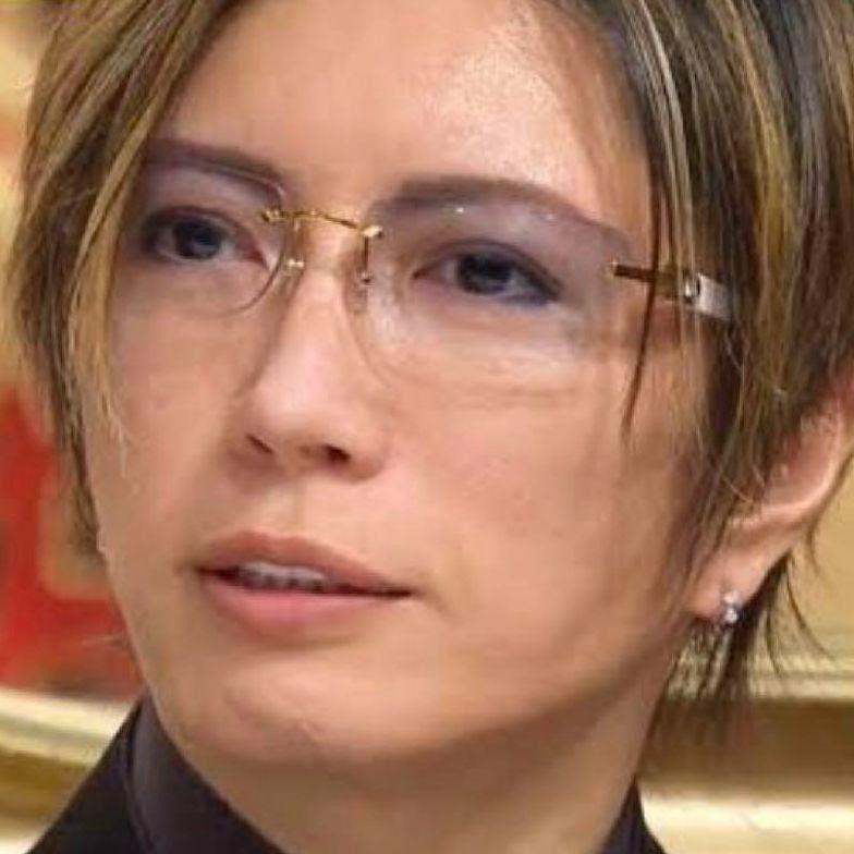 GACKT サングラス スクエア リムレス ブルーグラデーション GACKT サングラス スクエア リムレス ブルーグラデーション
