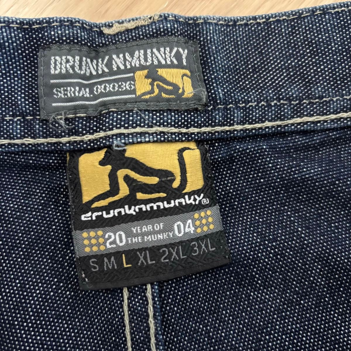 drunknmunky ドランケンマンキー デニム ジーンズ バギー b系 drunknmunky ドランケンマンキー デニム ジーンズ バギー b系