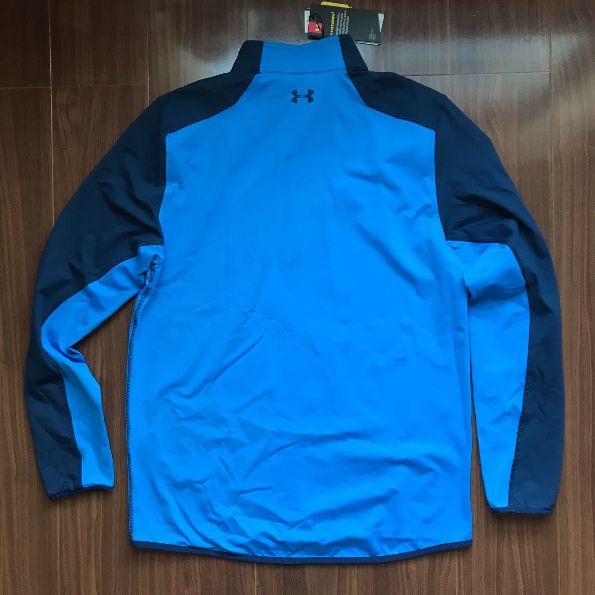 Under Armour MD Zip тянуть over темно-синий × голубой Golf Under Armor 