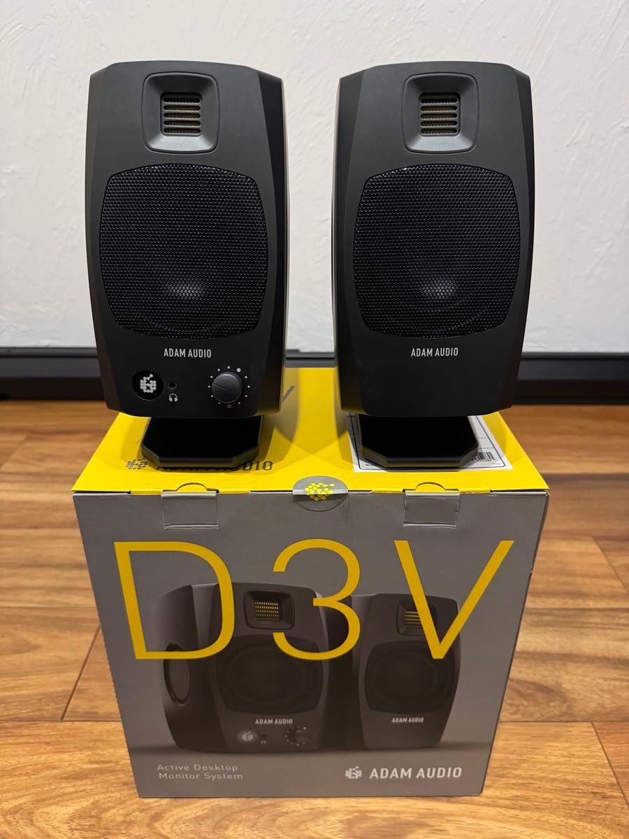 新品同様】ADAM D3V ペア モニタースピーカー 元箱・付属品完備 新品同様】ADAM D3V ペア モニタースピーカー 元箱・付属品完備