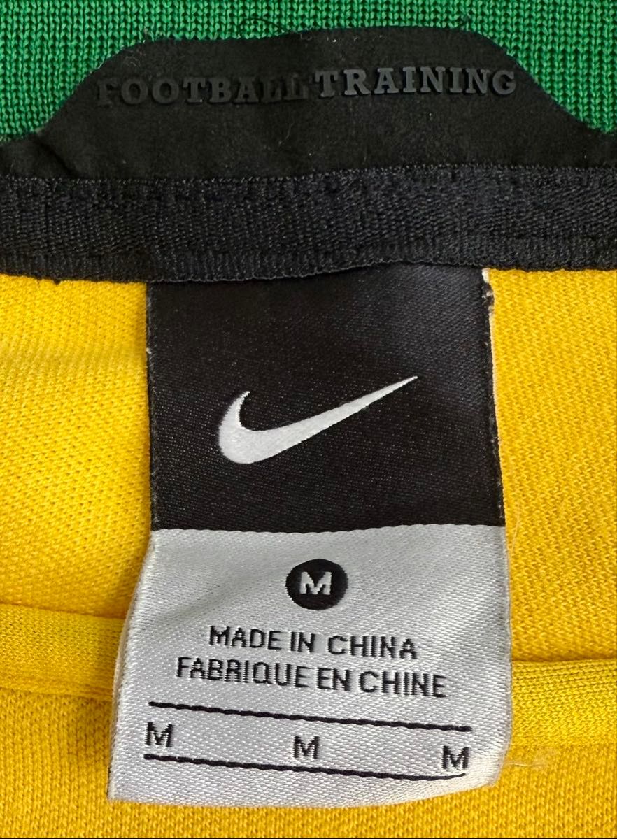 NIKE トラックジャケット ブラジル代表 黄 緑 M ジャージ ジップ NIKE トラックジャケット ブラジル代表 黄 緑 M ジャージ ジップ