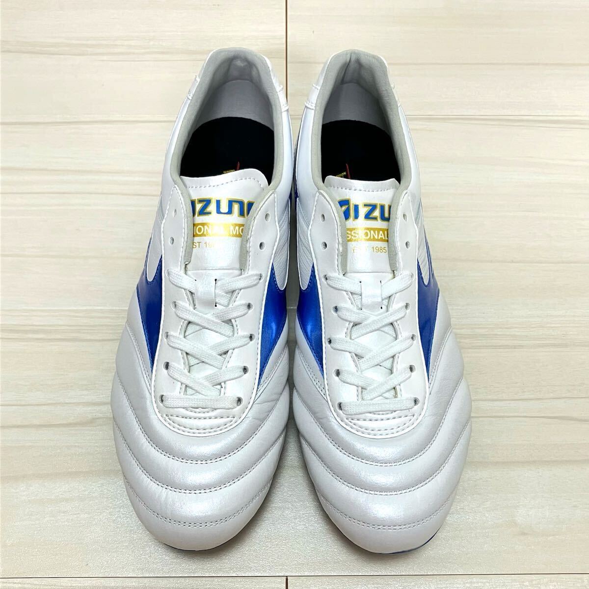 MIZUNO ミズノ モレリア2 エリート 26.5cm ムゲンパック 白 青 / MORELIA Ⅱ ELITE サッカースパイク