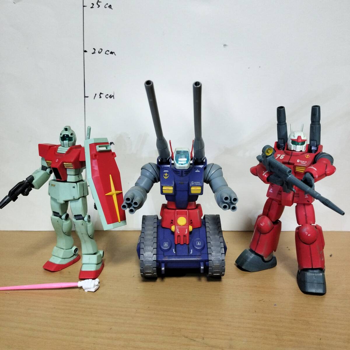 【本日特価】 HGUC - Yahoo!オークション 1/144 ジム ガンタンク ガンキャノン 完成品