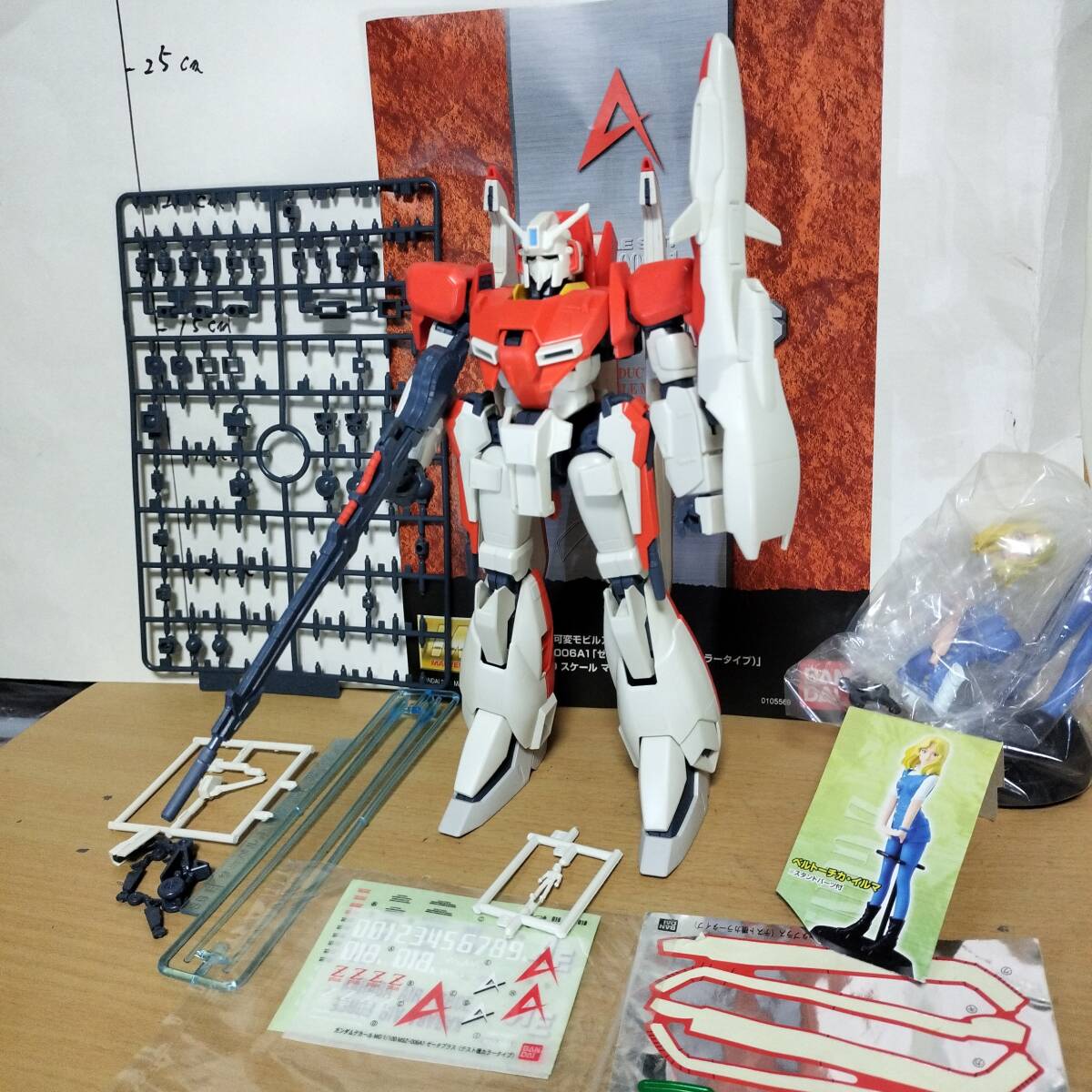 【在庫一掃】 MG アムロ テスト機カラーver ゼータプラスA1 MSZ-006A1 1/100 完成品