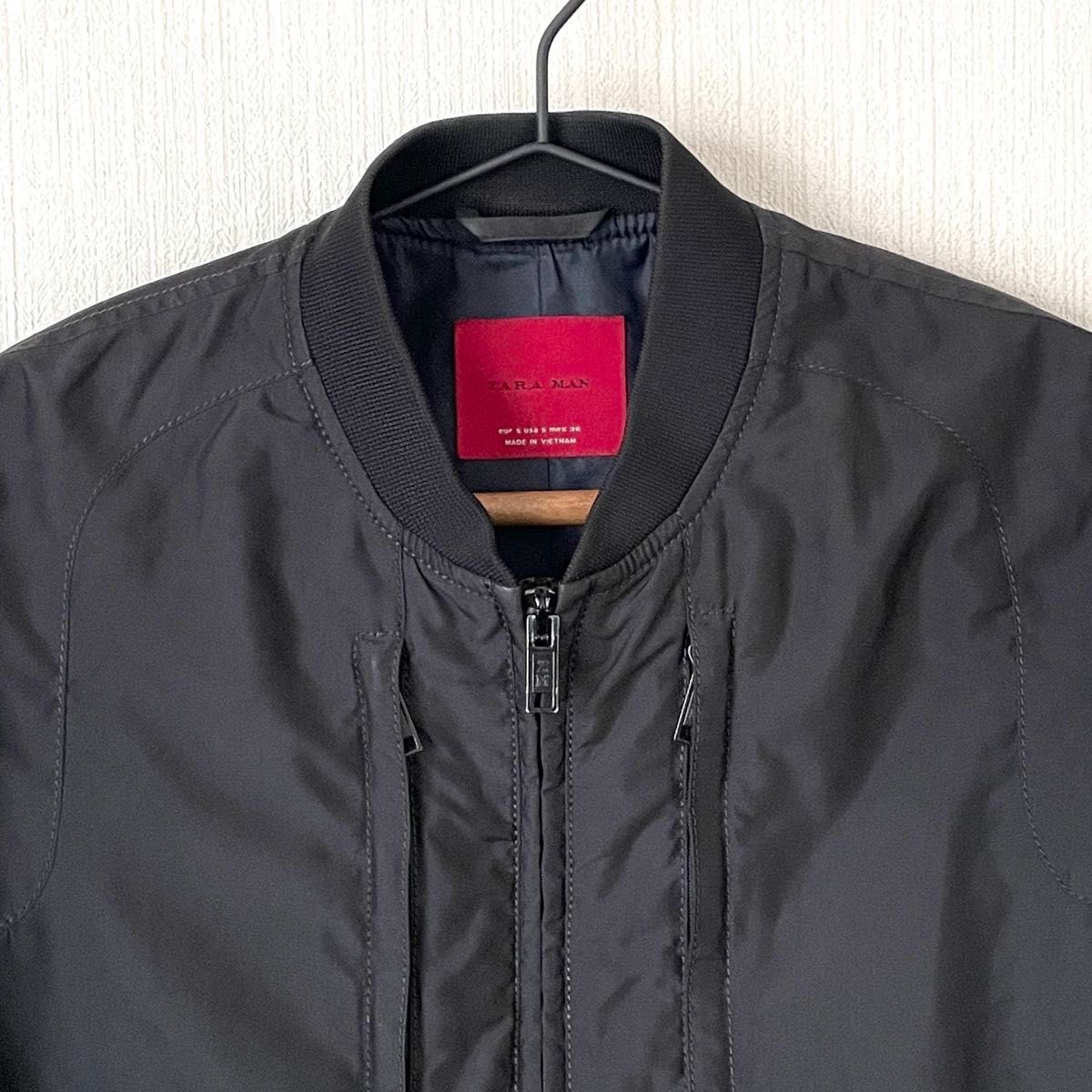 ZARA MAN】ザラマン ナイロンブルゾン ライトアウター ロック ZARA MAN】ザラマン ナイロンブルゾン ライトアウター ロック